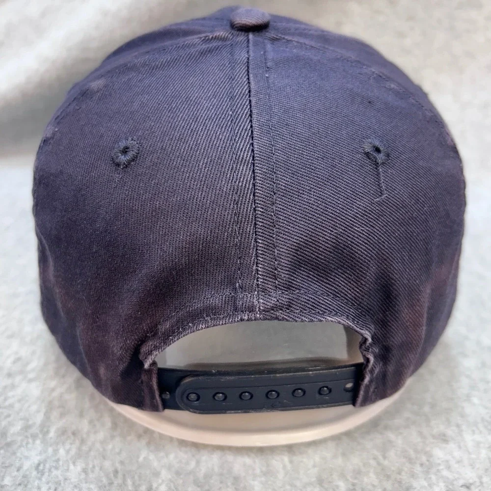 Canon Virginia Inc Logo Mens Navy KC Caps Snapback Hat Corporate Promo OSFA